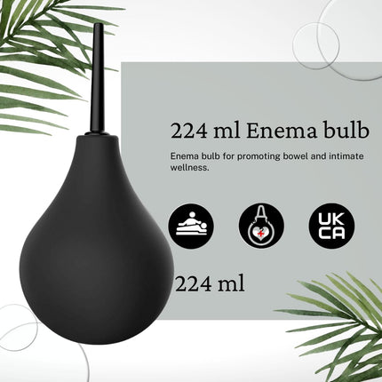 T2 224 ml - Anal douche for men and women 224 ml, irrigator for bowel cleansing. Enema set for colon enema, enema, enema, intimate shower, vaginal douche.