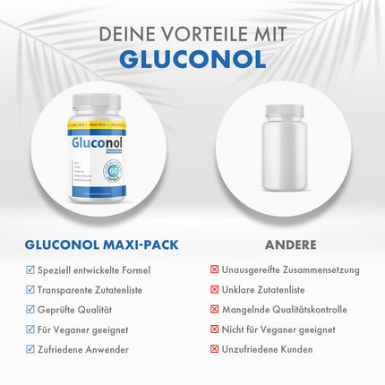 Gluconol Capsules - support for everyday life - 1x Contents 60 Capsules