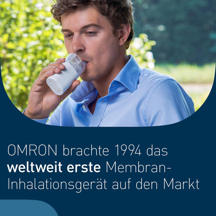 OMRON MicroAir U100 inhaler "GOOD" Stiftung Warentest 12/24, silent inhaler for home and on the go - For the treatment of respiratory diseases in adults and children