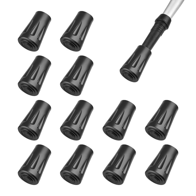 OTraki 12 pieces walking sticks rubber buffer Nordic walking stick walking stick rubber buffer for trekking sticks trekking accessories rubber for hiking sticks