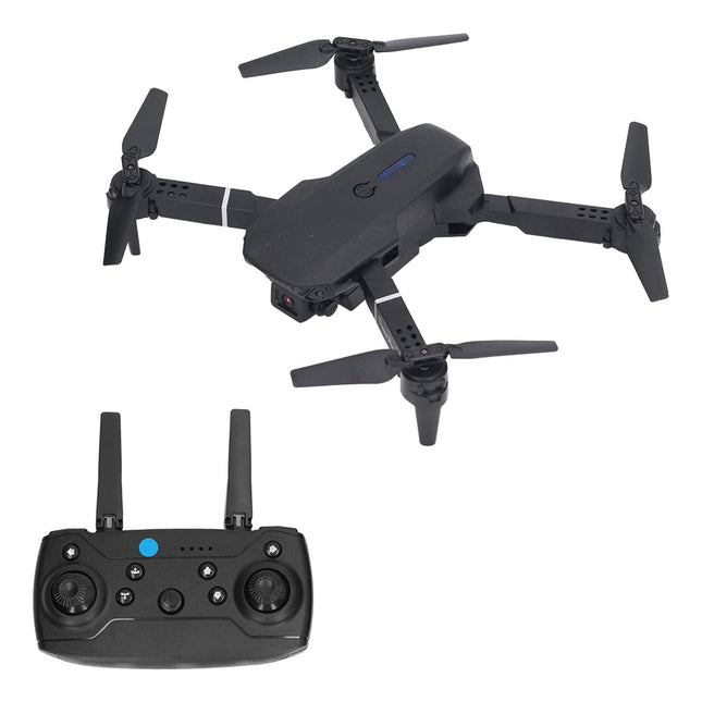 Drones with Camera for Adults, 4-Axis RC Drone, Foldable RC Quadcopter, Toy Gifts for Boys and Girls, Hovering with High Positioning, Dual Camera