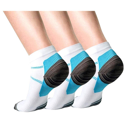 Plantar Fasciitis Socks, 3 Pack, Foot Care, Compression Stockings, Running Socks, for Men and Women, Relieve Pain, Support Heel, Arch and Ankle, UK20171017004, S/M