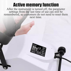 DWSSX Electric Knee Exercise Massager, Continuous Passive Movement Machine, Rehabilitation Equipment for Knee, Ankle, Hip Joint, and Legs, Exercise Physiotherapy (L/175-185cm)