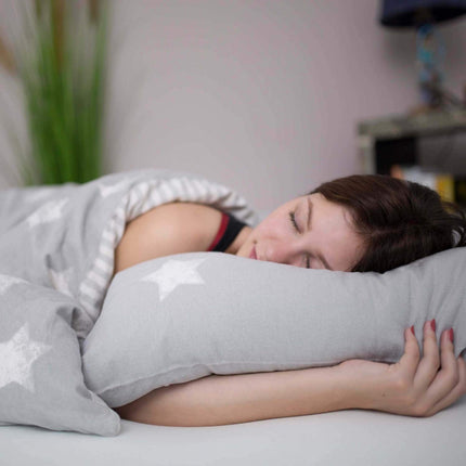 Genius eazzzy pillow 80x80 cm – orthopedic pillow for restful sleep with allergy-friendly cover made of aloe vera + milk fibers | washable &amp; tumble-dryable