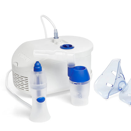 OMRON X102 Total 2-in-1 Inhaler with Nasal Shower - Inhaler for adults and children; for the effective treatment of respiratory diseases, allergies, and colds; with high-quality accessories