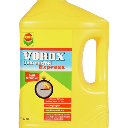 COMPO VOROX Weed-Free Express - 2.2L - Control of weeds on ornamental plants, fruit and vegetables, concentrate