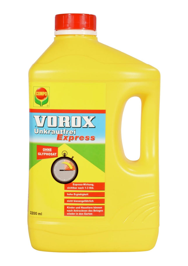 COMPO VOROX Weed-Free Express - 2.2L - Control of weeds on ornamental plants, fruit and vegetables, concentrate