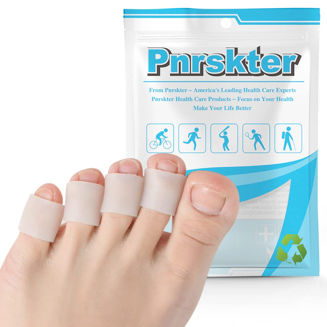 20 Pcs Gel Toe Caps Toe Protectors, Silicone Toe Protectors Little Toe for Blisters, Corns, Hammer Toes, Toenail Loss, Friction Pain Relief and More