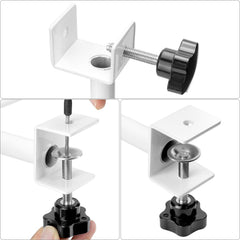 QWORK® Bed Rail, Clip-on Bed Rail for Adults, Fall Prevention at Bed, Durable Carbon Steel