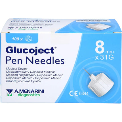 GLUCOJECT pen needles 31 Gx8 mm 0.25 mm 100 pcs