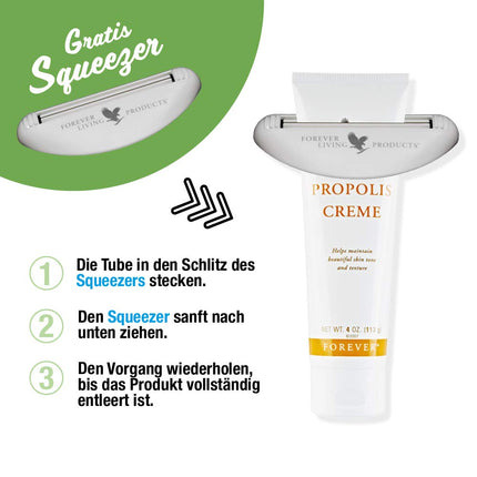 1x Forever Propolis Cream with additional squeezer in a set with certificate
