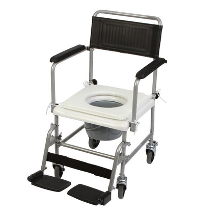Home &amp; Office mobile toilet chair, powder-coated