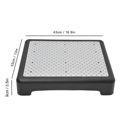 Non-slip half steps, step stool bathroom step bed footstool plastic stair aid mobility step half step stool, for adults elderly people