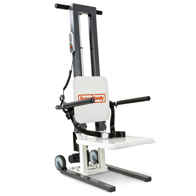 SuperHandy Electric Floor to Stand Lift for Seniors and People with Disabilities - up to 227 kg Weight Cap, Standing Aid, Portable, Adjustable, Ergonomic Design, Easy Storage [for