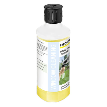Kärcher Window Cleaner Concentrate RM 503, for streak-free cleaning of windows, glass, mirrors and shower cubicles, 500ml concentrate diluted to 6.25l of cleaning fluid