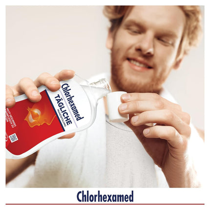 Chlorhexamed Daily Mouthwash, 500 ml for daily care and cleaning with antibacterial mouthwash