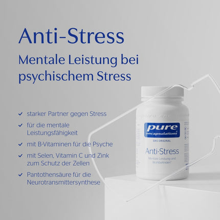 Pure Encapsulations - Anti-Stress - Micronutrients for a Balanced Psyche - With B Vitamins, Vitamin C, Zinc, and Selenium - 60 Capsules