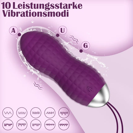 Love Balls Vibration, Allmay Waterproof Bullet Vibrators, G-spot and Clitoris Stimulation Sex Toy with Wireless Remote Control, 10 Vibration Modes for Women, Couples
