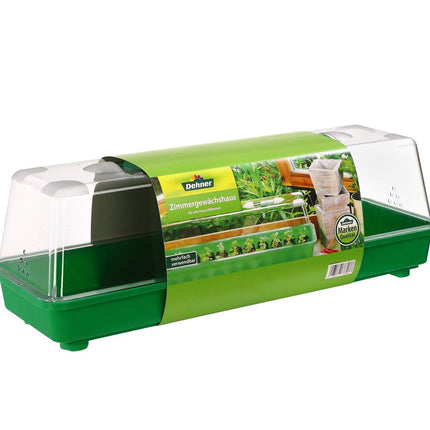 Dehner indoor greenhouse Alexander, approx. 59 x 20 x 20 cm, plastic, green