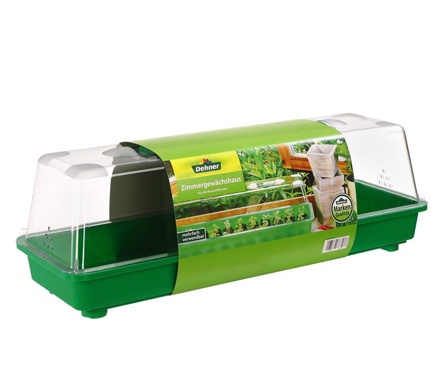 Dehner indoor greenhouse Alexander, approx. 59 x 20 x 20 cm, plastic, green