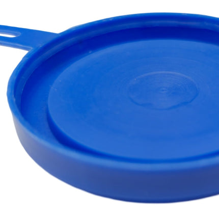 3x Replacement Lids for Urinal Bottles - 1000 ml Urinal Bottles - Blue Lid, Heat-Resistant - Ideal for Theracaso Urinal Bottles (3x Replacement Lids Blue)