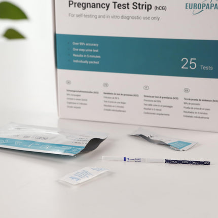 EUROPAPA® Healthcare 10 Ultra-Sensitive Pregnancy Test - Early Pregnancy Test - Pregnancy Test - Early Pregnancy Test (10 Pieces)