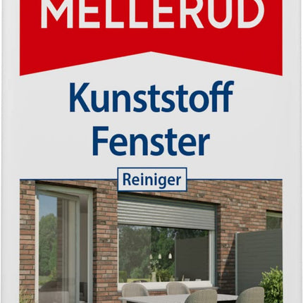 MELLERUD Plastic Window Cleaner | 1 x 1 l | Cleaner for stubborn dirt on window frames, roller shutters, blinds, plastic and polyrattan furniture