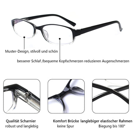 COJWIS 6 pack reading glasses blue light filter glasses for men and women, spring hinge reading aid, glare-free UV glasses (6 color mix, 2.75)