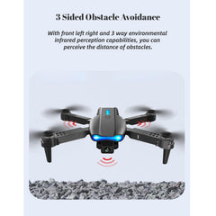 Foldable RC Drone, Obstacle Avoidance, Quadcopter, HD Dual Camera, 4k Aerial Photography, RC Aircraft, Supporting Wi-Fi App, Gifts for Kids and Adults