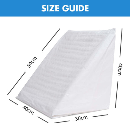 Proheeder Orthopedic Bed Wedge Pillow Back Support Pillow for Back Pain, Leg Pain, Sitting, Reading, Heartburn, and Snoring with Removable and Washable Cover | 1 Piece
