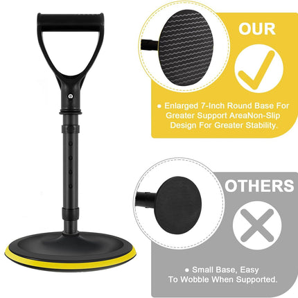 Wubushan Standing Aids, Standing Aid, Height-Adjustable Standing Aid, Walking Stick with Standing Aid, Help with Getting Up from the Floor, Standing Aid for Elderly People, Disabled-Accessible Accessories for Everyday Life