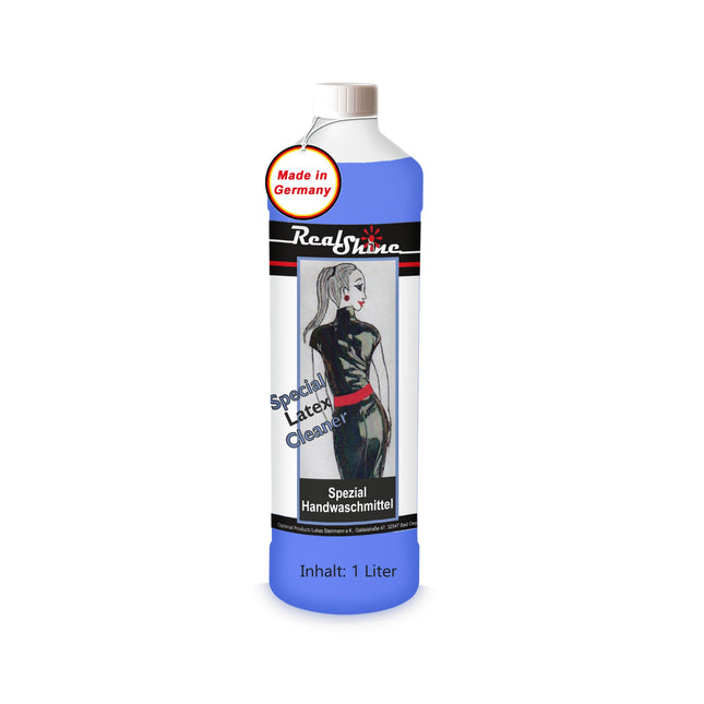 Optimal Products Special Latex Cleaner 1 LI Latex Care Detergent with Shine | Odorless Latex Cleaner Vegan | Special Detergent for Latex Clothing | Also Cleaner for Rubber and Artificial Leather