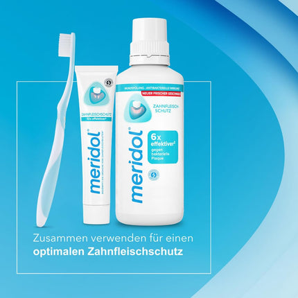 meridol toothpaste 2x75ml - Toothpaste combats gingivitis, antibacterial effect