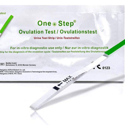 50 One+Step Ovulation Tests with optimal sensitivity 20 miu/ml - Fertility test for women - Ovulation tests for ovulation