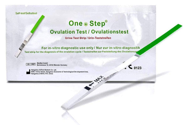50 One+Step Ovulation Tests with optimal sensitivity 20 miu/ml - Fertility test for women - Ovulation tests for ovulation