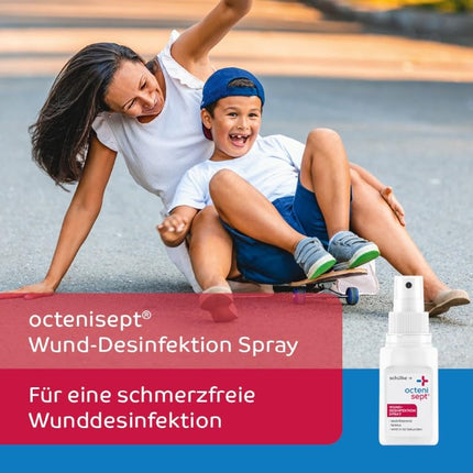 octenisept Wound Disinfection Spray – painless antiseptic for the treatment of acute and chronic wounds, protects against wound infections, 50 ml solution