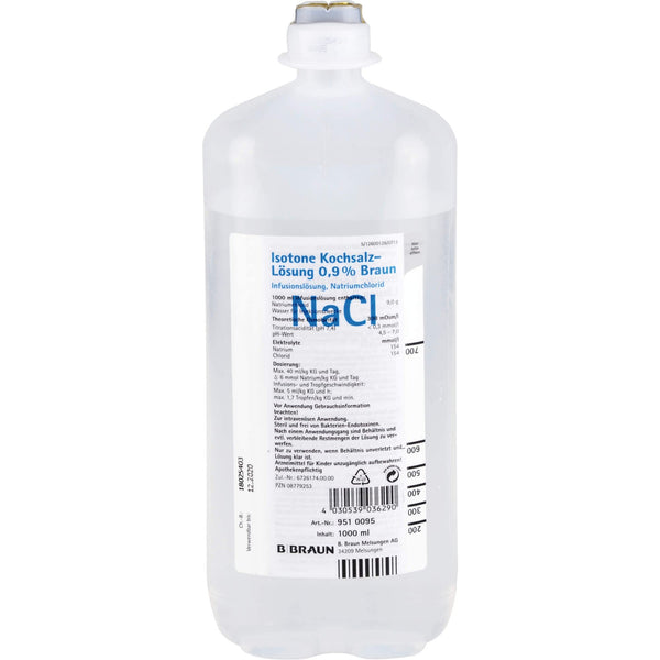 B. Braun Melsungen AG ISOTONE saline solution 0.9% Braun Ecoflac Plus 1000 ml