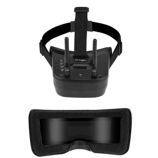 Germerse FPV Goggles, FPV RC Drone Goggles, 5.8G 40CH RC FPV Goggles 1200mAh Battery FPV Goggles for FPV Quadcopter Drones