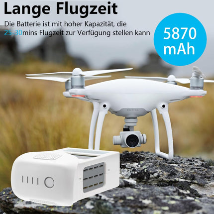 Phantom 4 Battery 15.2V 5870mAh, Homesuit High Capacity Intelligent Flight Replacement Battery Pack for DJI Phantom 4 Series Drone| DJI Phantom 4 Pro, Phantom 4 Pro V2.0, Phantom 4 Advanced