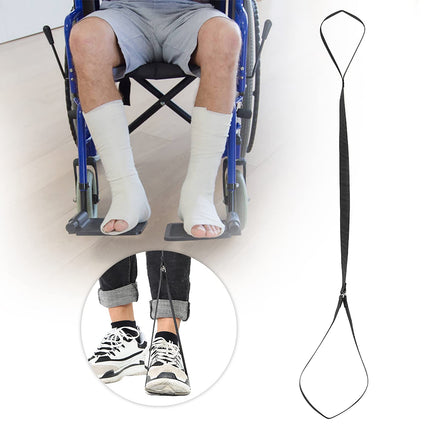 Leg Lifter Strap Foot, Rigid Loop Lift for Wheelchair Bed, Car, Rigid Foot Loop Handle for Adults, Seniors, Elderly, Leg Lifting Aid, Riser Loops for Hand and Foot
