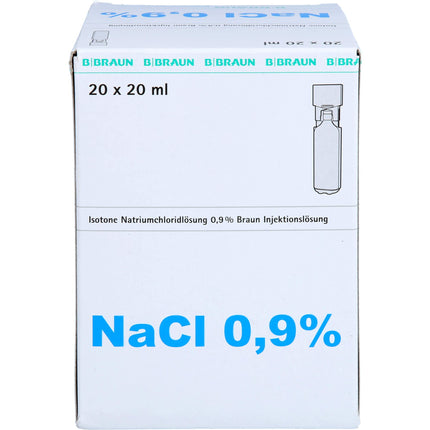 B Braun Saline Solution 0.9% Miniplasco connect 20x20 ml