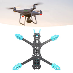 KENANLAN Quadcopter Frame Kit, FPV Racing Drone Frame Professional 225mm Wheelbase Carbon Fiber Quadcopter Frame for RC Drone Accessories (Blue)