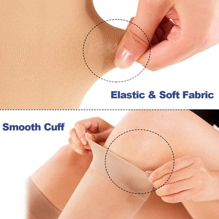 Calf Medical Compression Stockings Women &amp; Men Varicose Veins Medical Thrombosis Stockings Protection with 20-30 mmHg Class 2 Gradient Compression (Beister)