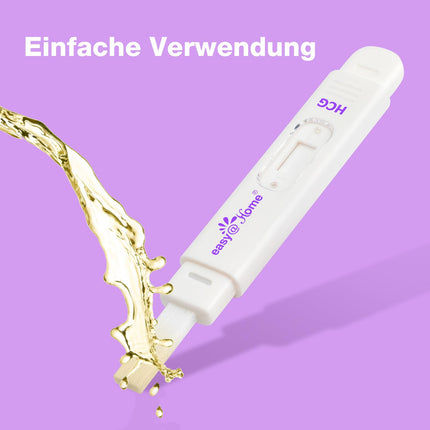 Easy@Home 5 x Pregnancy Test Early Pregnancy Test: Ultra Sensitive Pregnancy Test 10 mIU/ml - Reliable Early Pregnancy Test with High Accuracy - 5 HCG Test