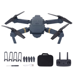 WiFi Drone, RC FPV Drone, with 720P HD Aerial Camera, Foldable Quadcopter with 360° Rolling Headless Mode, for Children, Adults and Drone Beginners