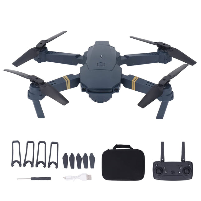 WiFi Drone, RC FPV Drone, with 720P HD Aerial Camera, Foldable Quadcopter with 360° Rolling Headless Mode, for Children, Adults and Drone Beginners