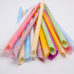 Natural ear candles, 32 pieces (8 colors), cylinder fragrance, hollow cone candles with 16 protective discs