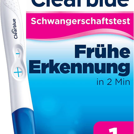 Clearblue Pregnancy Test Early Detection, Early Test, Pregnancy Test, 1x Early Pregnancy Test/Early Pregnancy Test, over 99% reliable, Determine Pregnancy, 25 mIU/ml