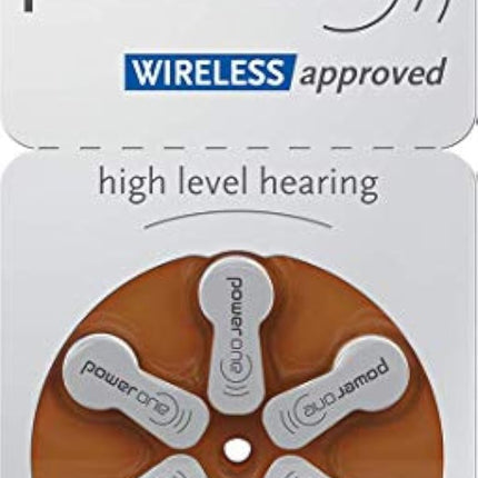 Power One P312 hearing aid battery (10 packs of 6)