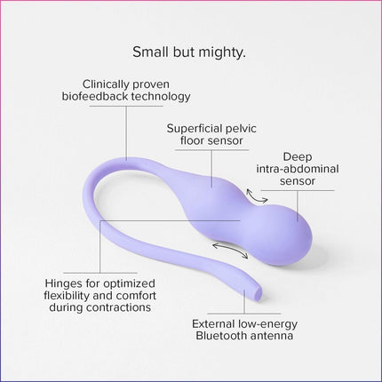 Perifit Care+ | Kegel Exerciser with App | Pelvic Floor Trainer | Strengthens pelvic floor muscles, improves bladder control, and accelerates postpartum recovery